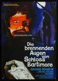 m083 GORGON German movie poster '64 Peter Cushing, Hammer horror!