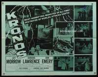 m014 KRONOS half-sheet movie poster '57 wild world-destroying monster!