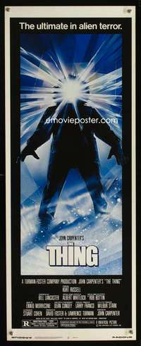 m062 THING insert movie poster '82 John Carpenter, Kurt Russell