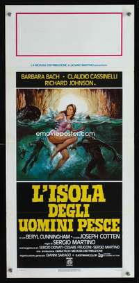 m151 SOMETHING WAITS IN THE DARK Italian locandina movie poster '80 Mel Ferrer