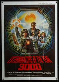 m125 EXTERMINATORS OF THE YEAR 3000 Italian one-panel movie poster '83