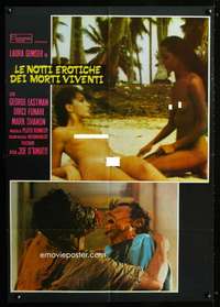 m127 EROTIC NIGHTS OF THE LIVING DEAD Italian large photobusta movie poster '80