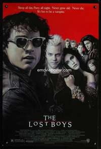 m238 LOST BOYS one-sheet movie poster '87 Kiefer Sutherland, Corey Feldman