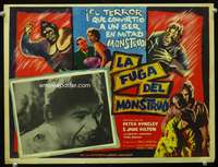 m275 MANSTER Mexican LC movie poster '62 half man - half monster!