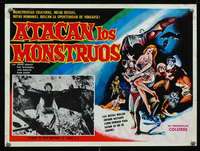 m285 TWILIGHT PEOPLE Mexican LC movie poster '72 Eddie Romero, horror!