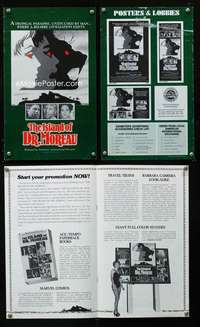 m294 ISLAND OF DR MOREAU pb movie poster '77 Burt Lancaster