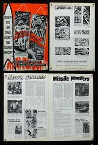 m298 SATAN'S SATELLITES/MISSILE MONSTERS pb movie poster '58