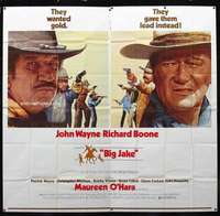 p012 BIG JAKE six-sheet movie poster '71 John Wayne, Richard Boone