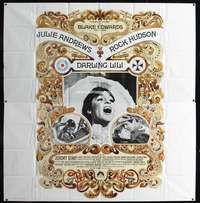 p025 DARLING LILI six-sheet movie poster '70 Julie Andrews, Blake Edwards
