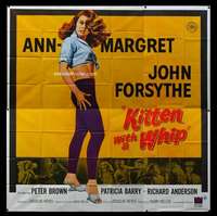 p053 KITTEN WITH A WHIP six-sheet movie poster '64 sexy Ann-Margret!