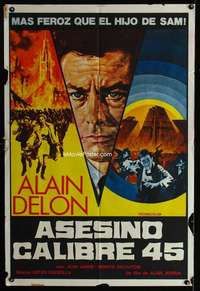 p633 ARMAGUEDON Argentinean movie poster '77 French Alain Delon!