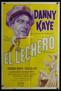 p727 KID FROM BROOKLYN Argentinean movie poster '46 Danny Kaye, Mayo