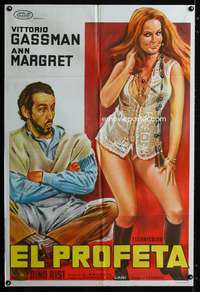 p763 MR KINKY Argentinean movie poster '68 Gassman, sexy Ann-Margret!