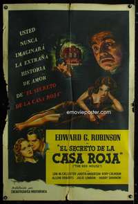 p797 RED HOUSE Argentinean movie poster '46 Edward G Robinson, Daves