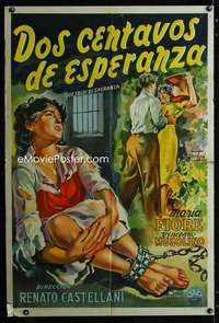 p839 TWO CENTS WORTH OF HOPE Argentinean movie poster '52 Venturi art!