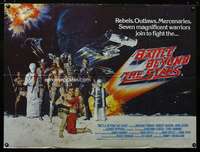 p116 BATTLE BEYOND THE STARS British quad movie poster '80 Robert Vaughn