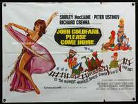 p149 JOHN GOLDFARB PLEASE COME HOME British quad movie poster '64