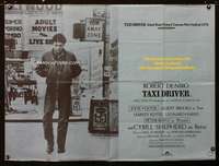 p175 TAXI DRIVER British quad movie poster '76 De Niro, Scorsese