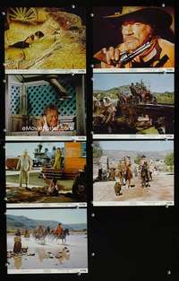 s583 BIG JAKE 7 8x10 mini movie lobby cards '71 John Wayne, Boone