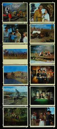 s433 HOW THE WEST WAS WON 12 8x10 mini movie lobby cards '64 John Ford epic!