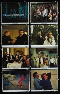 s537 INNOCENT BYSTANDERS 8 8x10 mini movie lobby cards '72 Stanley Baker