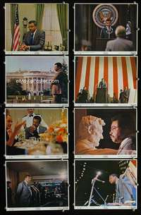 s548 MAN 8 8x10 mini movie lobby cards '72 James Earl Jones as US President!