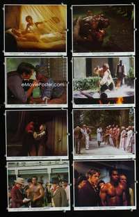 s551 MANDINGO 8 8x10 mini movie lobby cards '75 Ken Norton, Brenda Sykes