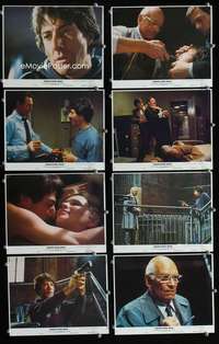 s552 MARATHON MAN 8 8x10 mini movie lobby cards '76 Dustin Hoffman, Schlesinger