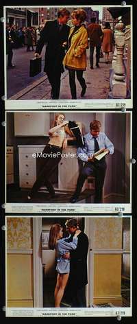 s599 BAREFOOT IN THE PARK 3 color 8x10 movie stills '67 Jane Fonda