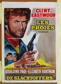 t536 BEGUILED Belgian movie poster '71 Clint Eastwood, Geraldine Page