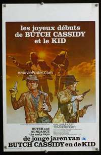 t543 BUTCH & SUNDANCE - THE EARLY DAYS Belgian movie poster '79