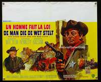 t555 GOOD GUYS & THE BAD GUYS Belgian movie poster '69 Robert Mitchum