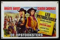 t565 LEGEND OF FRENCHIE KING Belgian movie poster '71 Bardot,Cardinale