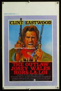 t583 OUTLAW JOSEY WALES Belgian movie poster '76 Clint Eastwood