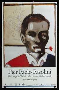t011 PIER PAOLO PASOLINI Canadian 1sh movie poster '60s great art!