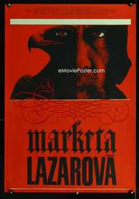 t222 MARKETA LAZAROVA Czech 24x33 movie poster '67 Ziegler art!
