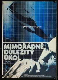 t228 OSOBO VAZHNOYE ZADANIYE Czech 23x33 movie poster '81 Ziegler art