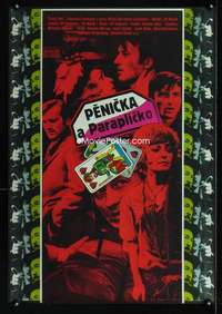 t230 PENICKA A PARAPLICKO Czech 23x33 movie poster '70 Ziegler art!