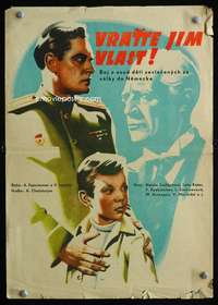 t196 THEY HAVE A MOTHERLAND Czech 12x17 movie poster '50 cool art!
