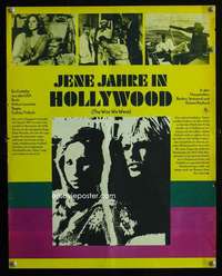 t186 WAY WE WERE East German 16x20 movie poster '73 Streisand, Redford