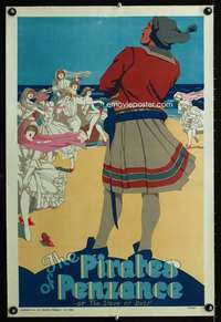 t036 PIRATES OF PENZANCE English double crown movie poster '30s