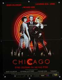 t246 CHICAGO French 16x21 movie poster '02 Zellweger, Zeta-Jones