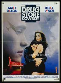 t257 DRUGSTORE COWBOY French 16x22 movie poster '89 Dillon, Lynch