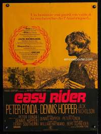 t325 EASY RIDER French 23x31 movie poster '69 Peter Fonda, Hopper