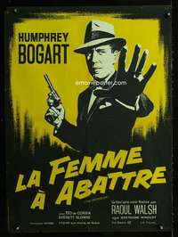 t328 ENFORCER French 23x31 movie poster '51 art of Humphrey Bogart!