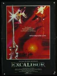 t262 EXCALIBUR French 15x21 movie poster '81 John Boorman fantasy!