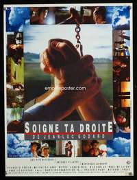 t270 KEEP YOUR RIGHT UP French 16x21 movie poster '87 Godard, Birkin