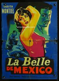 t321 CIRCLE OF DEATH French 23x31 movie poster '56 sexy artwork!