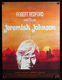 t341 JEREMIAH JOHNSON French 23x31 movie poster '72 Robert Redford