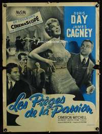 t352 LOVE ME OR LEAVE ME French 24x32 movie poster '55 Day, Cagney